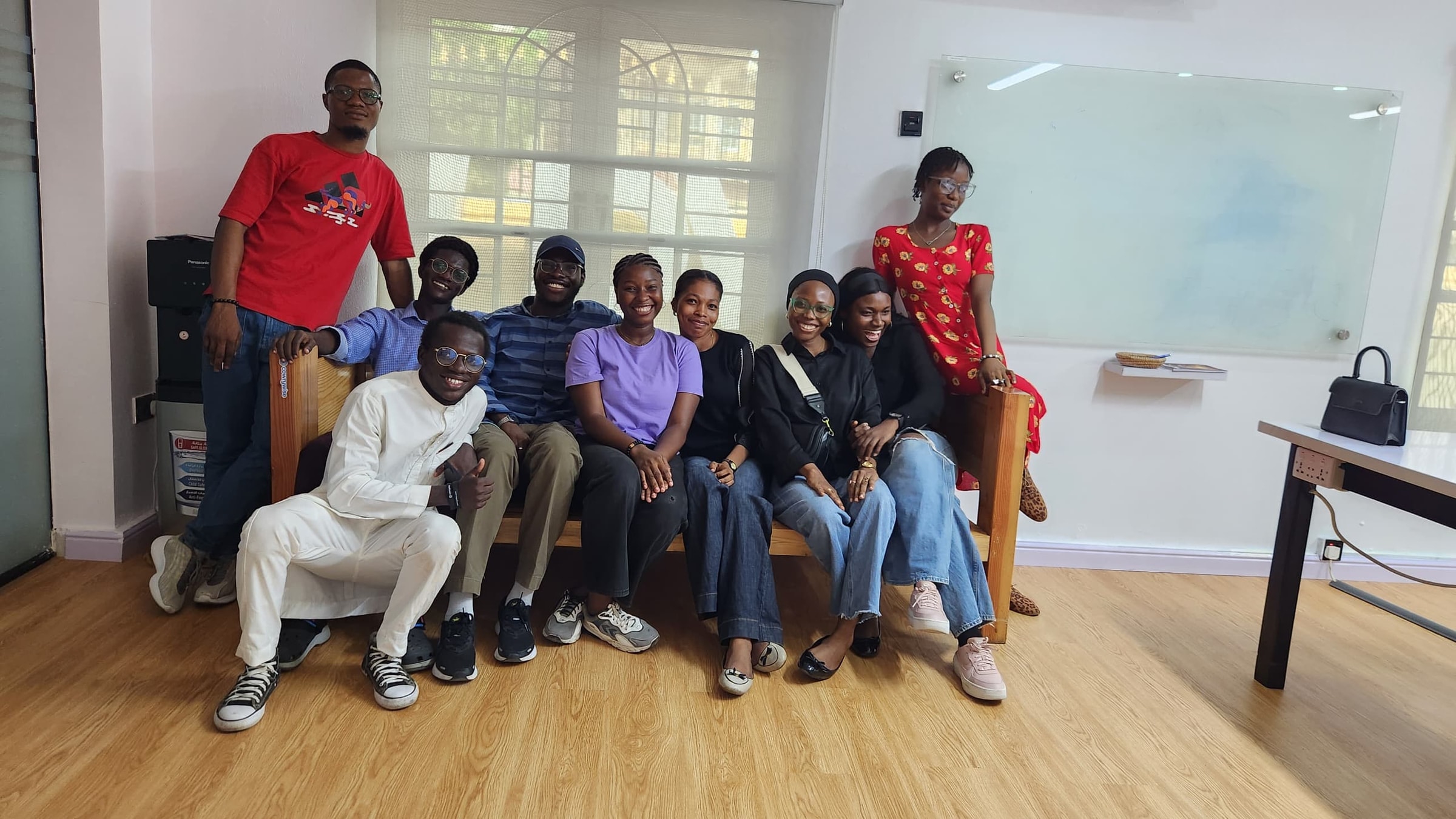 Visiting Cowrywise as a campus ambassador.